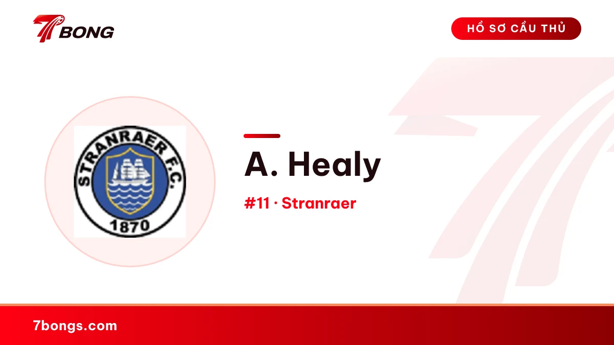 A. Healy — Stranraer
