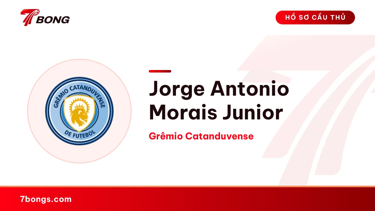 Jorge Antonio Morais Junior — Grêmio Catanduvense