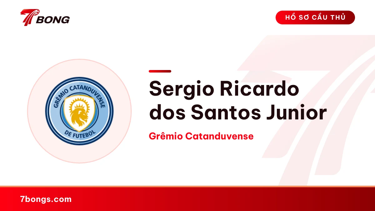 Sergio Ricardo dos Santos Junior — Grêmio Catanduvense