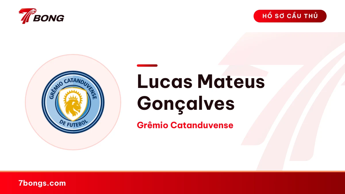 Lucas Mateus Gonçalves — Grêmio Catanduvense