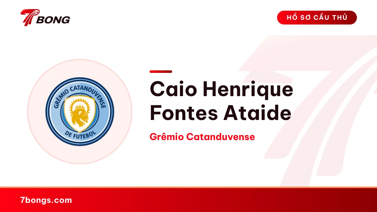 Caio Henrique Fontes Ataide — Grêmio Catanduvense