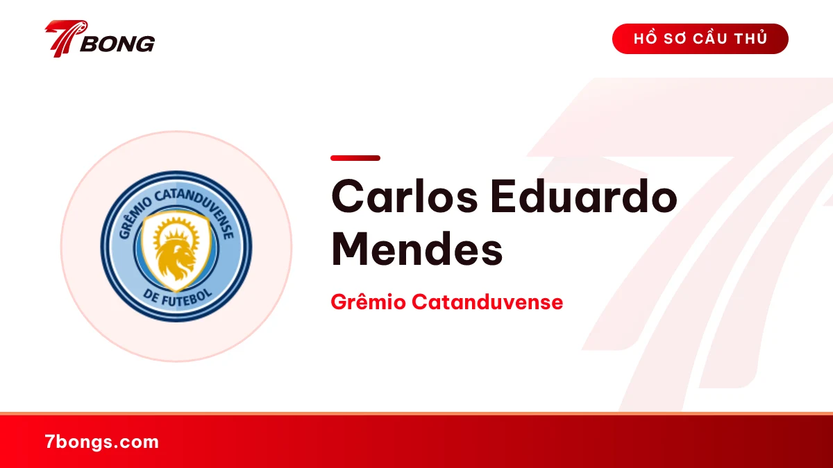 Carlos Eduardo Mendes — Grêmio Catanduvense