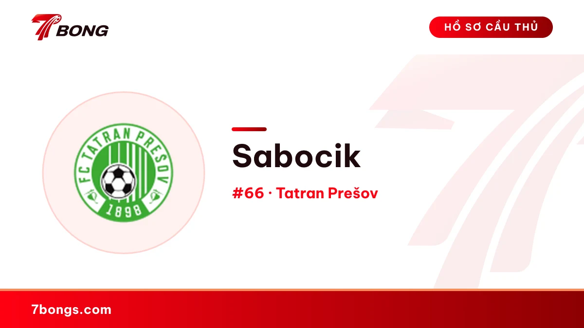 Sabocik — Tatran Prešov