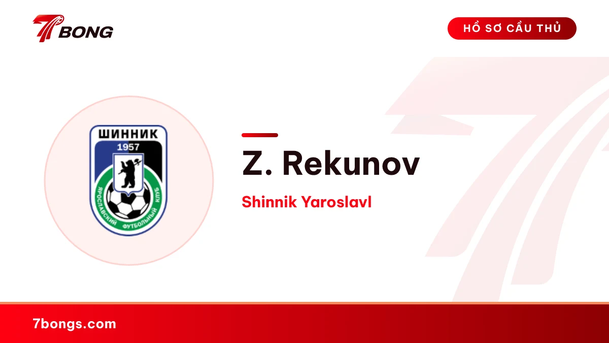 Z. Rekunov — Shinnik Yaroslavl