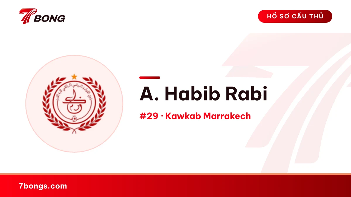 A. Habib Rabi — Kawkab Marrakech