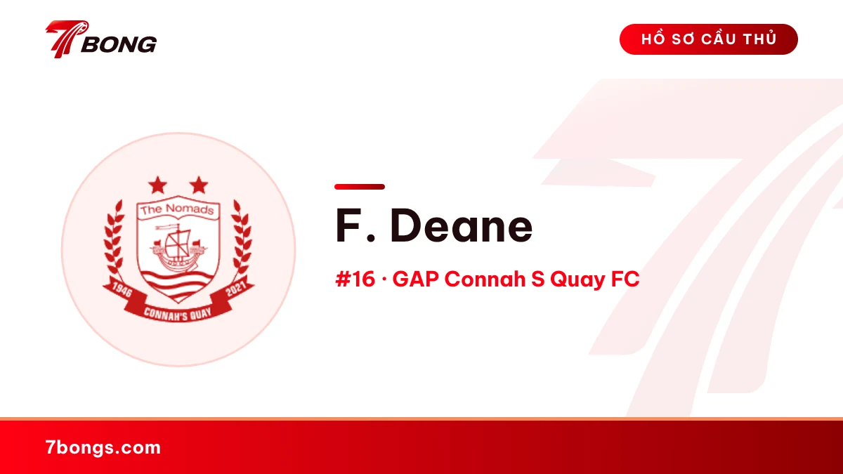 F. Deane — GAP Connah S Quay FC