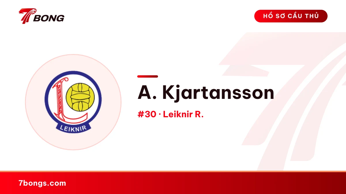 A. Kjartansson — Leiknir R.