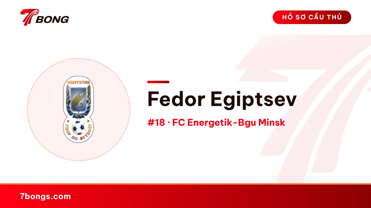 Fedor Egiptsev — FC Energetik-Bgu Minsk