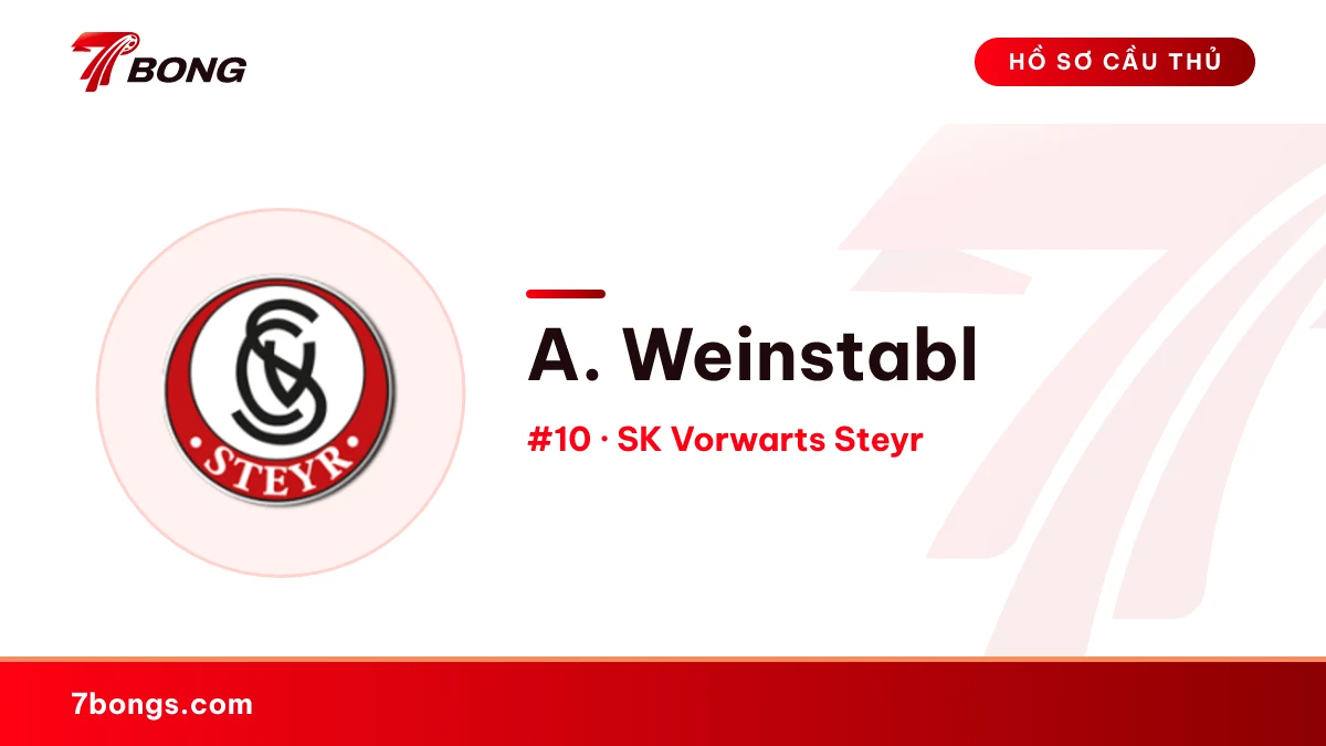A. Weinstabl — SK Vorwarts Steyr