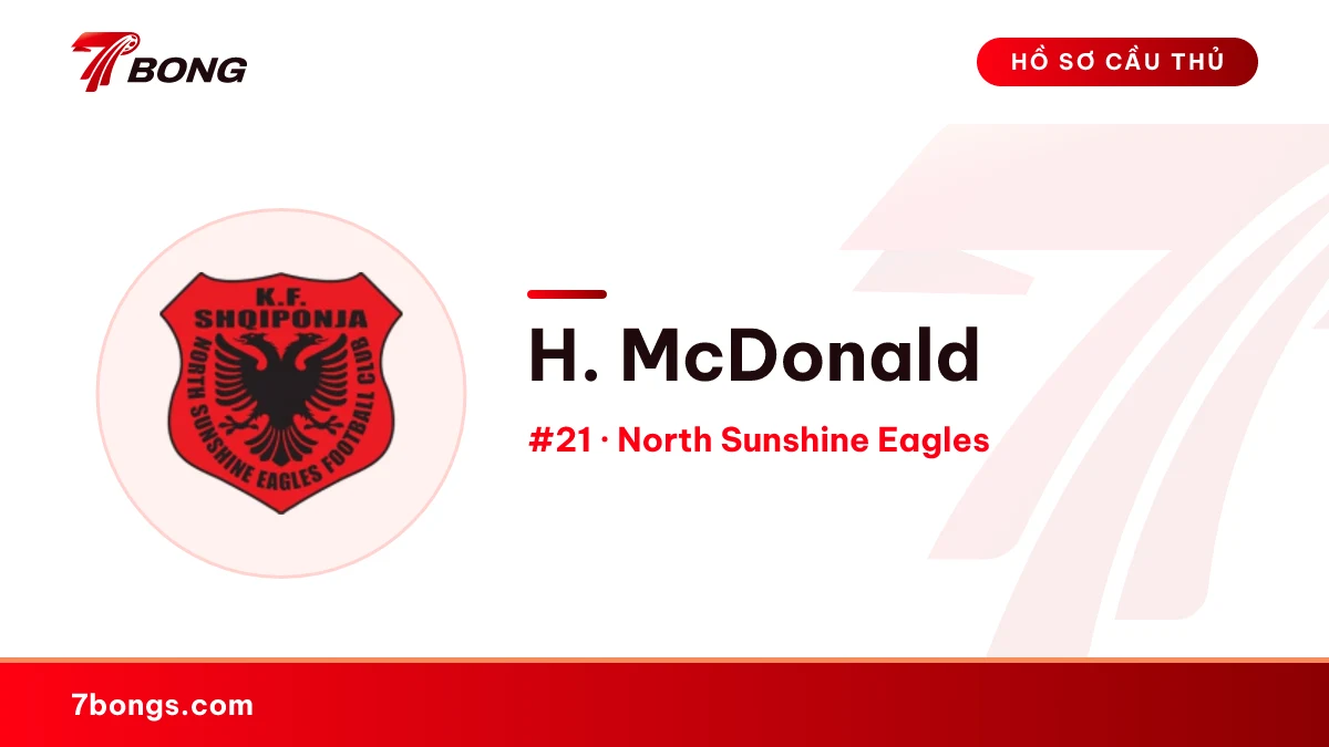 H. McDonald — North Sunshine Eagles