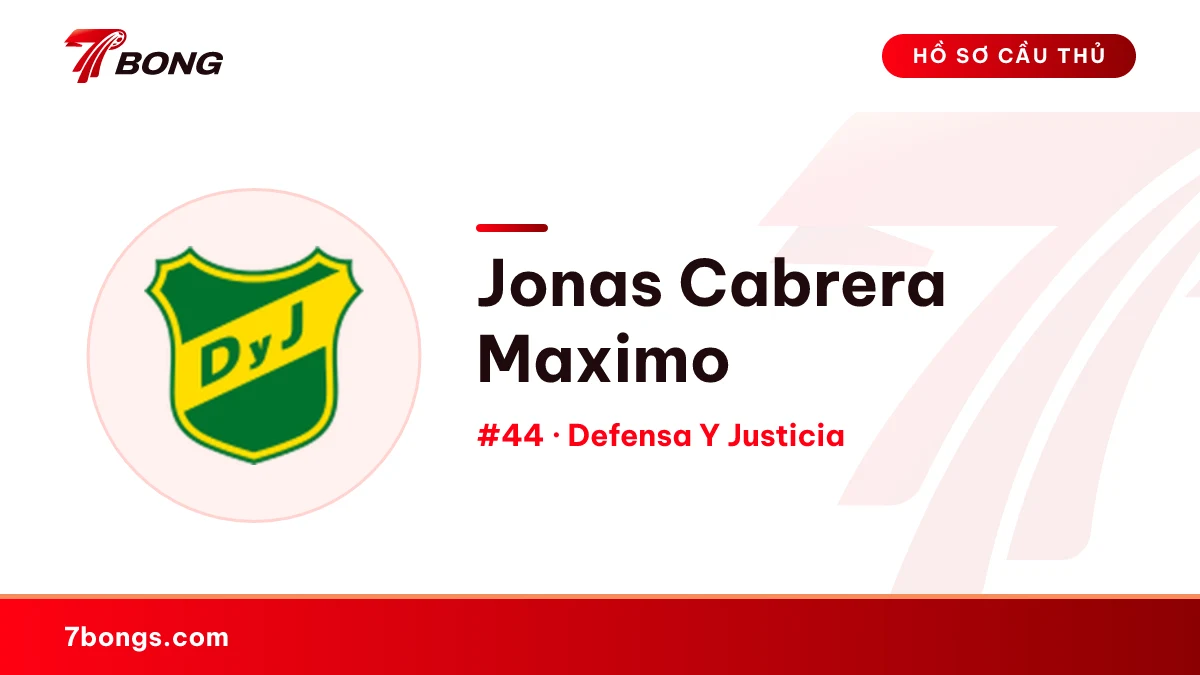 Jonas Cabrera Maximo — Defensa Y Justicia