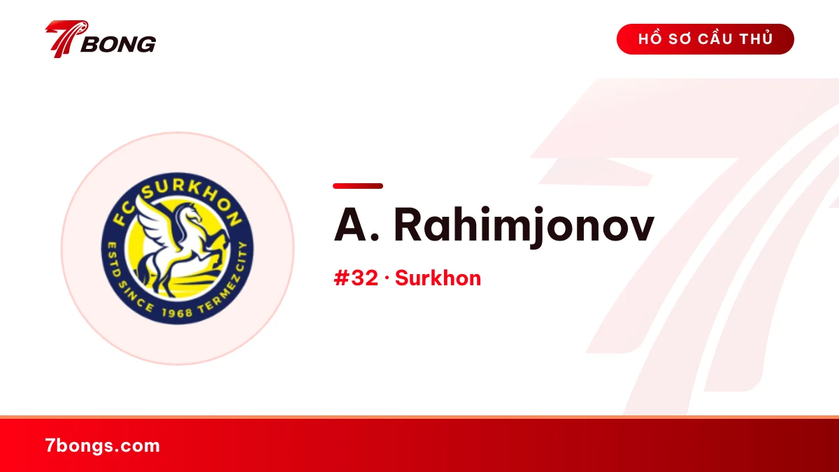 A. Rahimjonov — Surkhon