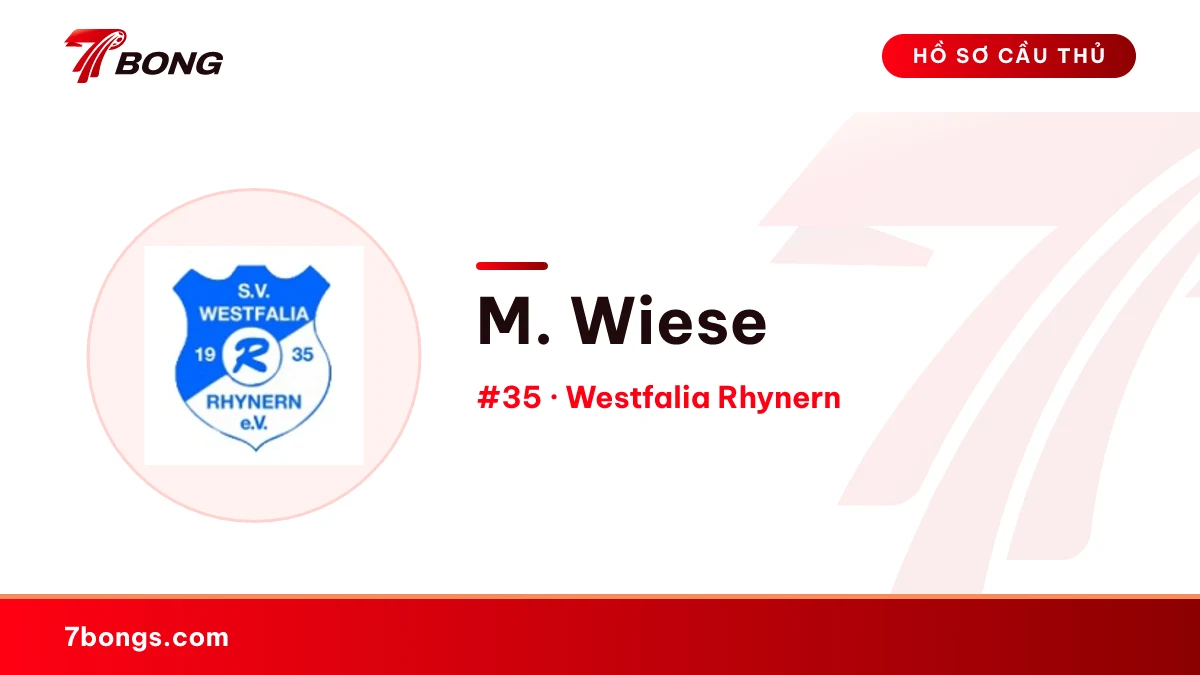 M. Wiese — Westfalia Rhynern
