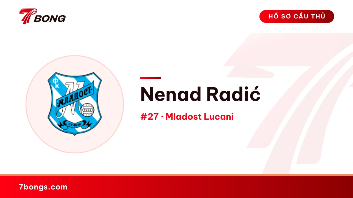 Nenad Radić — Mladost Lucani