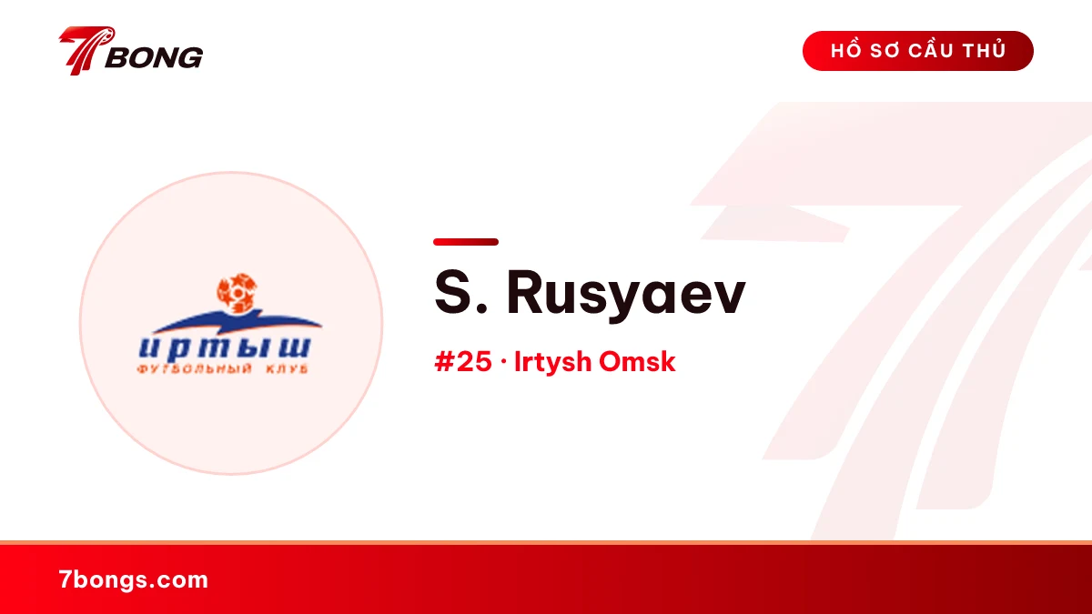 S. Rusyaev — Irtysh Omsk