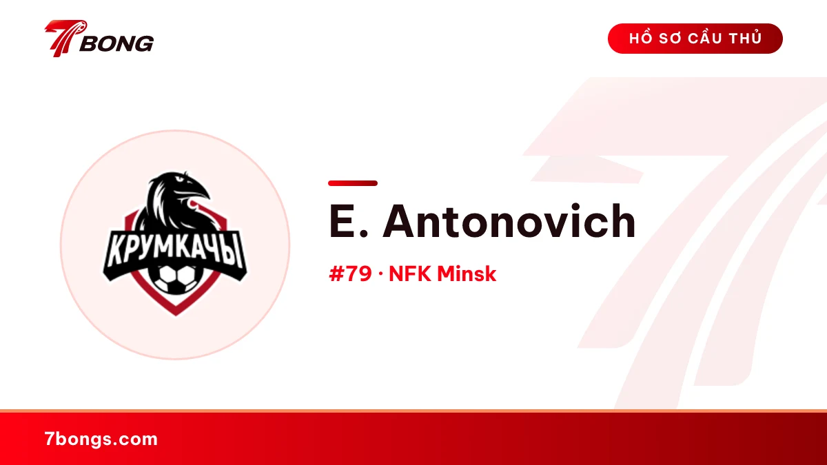 E. Antonovich — NFK Minsk