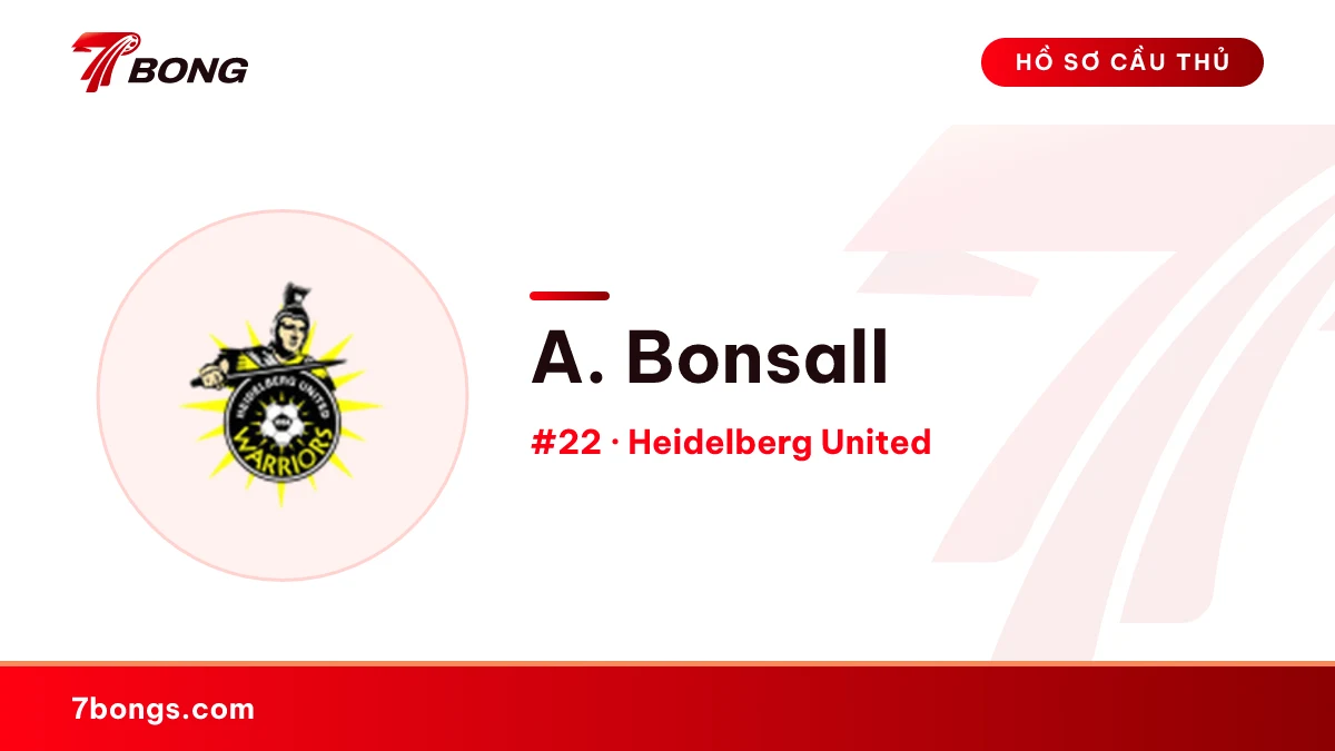 A. Bonsall — Heidelberg United