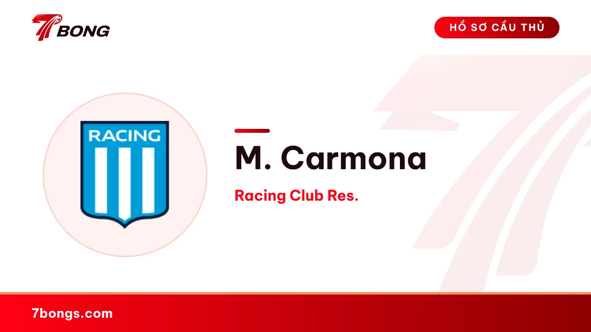M. Carmona — Racing Club Res.