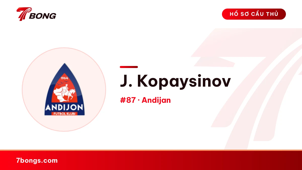 J. Kopaysinov — Andijan