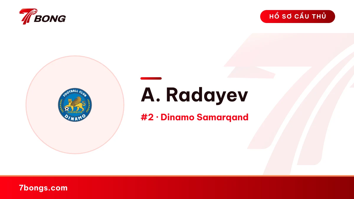 A. Radayev — Dinamo Samarqand