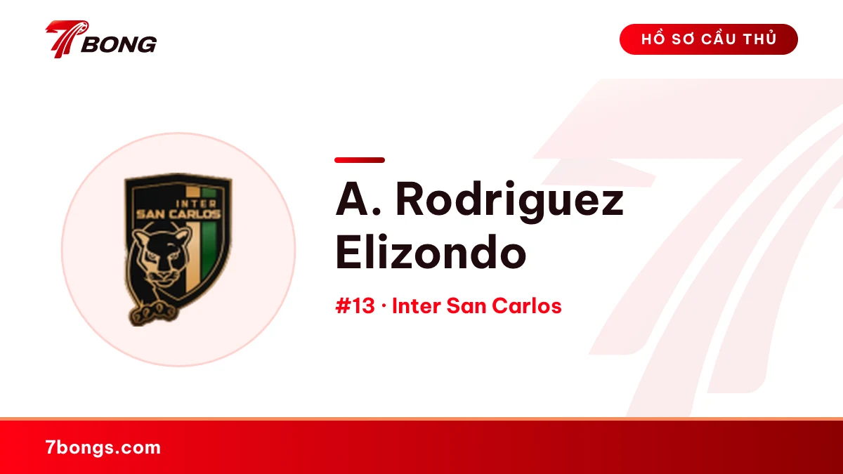 A. Rodriguez Elizondo — Inter San Carlos