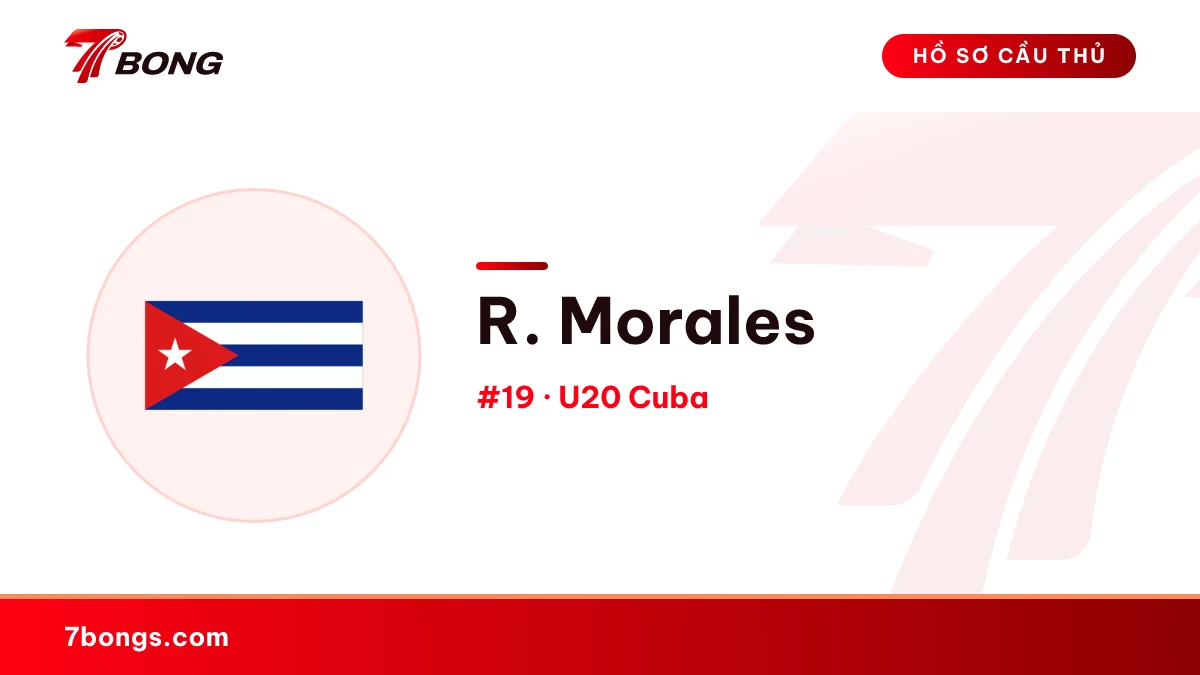 R. Morales — U20 Cuba