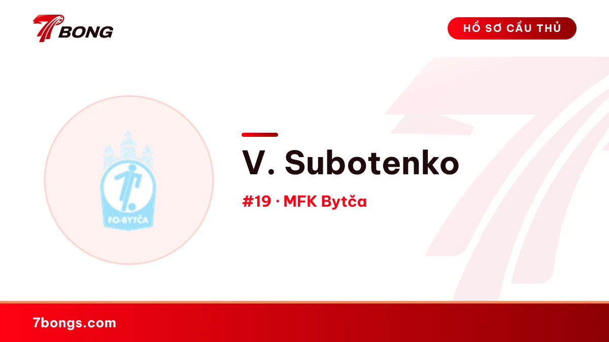 V. Subotenko — MFK Bytča