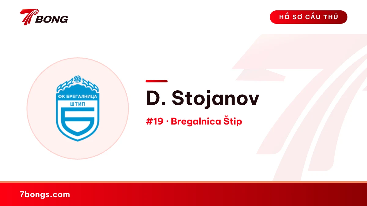 D. Stojanov — Bregalnica Štip