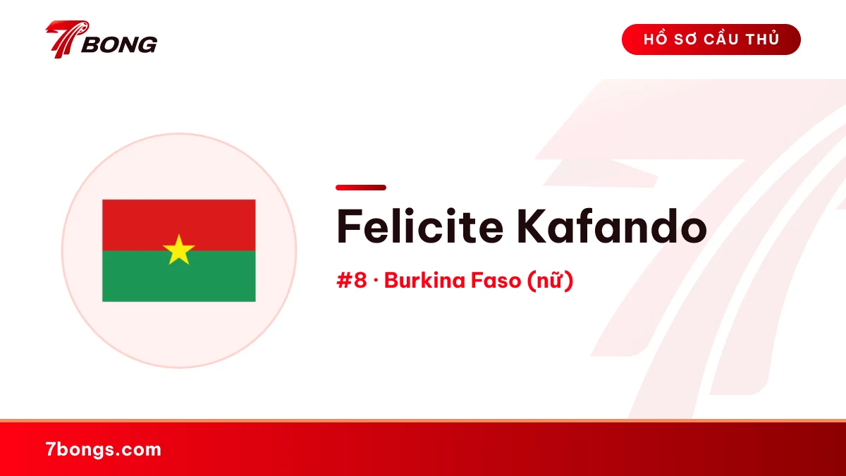 Felicite Kafando — Burkina Faso (nữ)