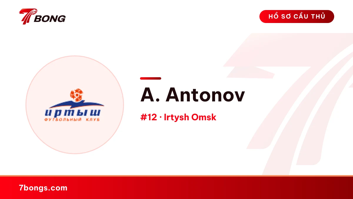 A. Antonov — Irtysh Omsk