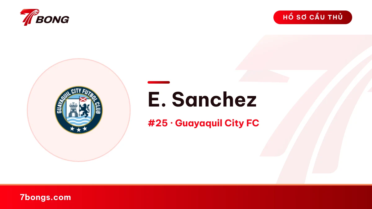 E. Sanchez — Guayaquil City FC