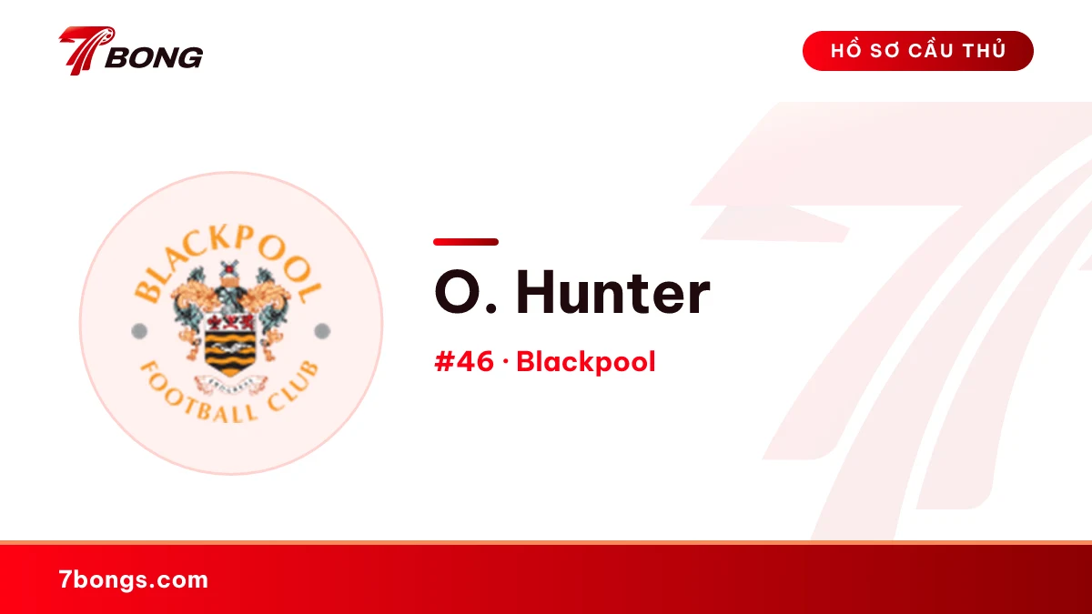 O. Hunter — Blackpool
