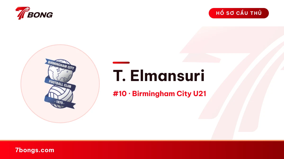 T. Elmansuri — Birmingham City U21