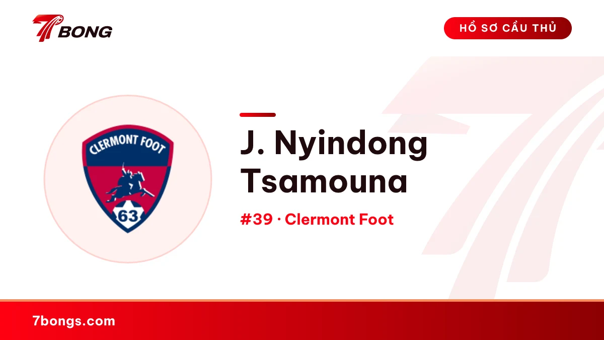 J. Nyindong Tsamouna — Clermont Foot