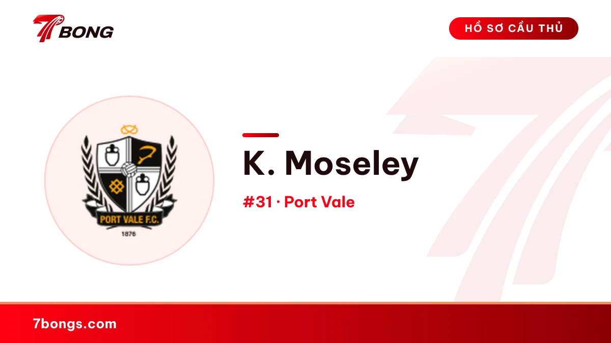K. Moseley — Port Vale