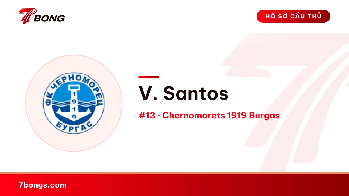 V. Santos — Chernomorets 1919 Burgas