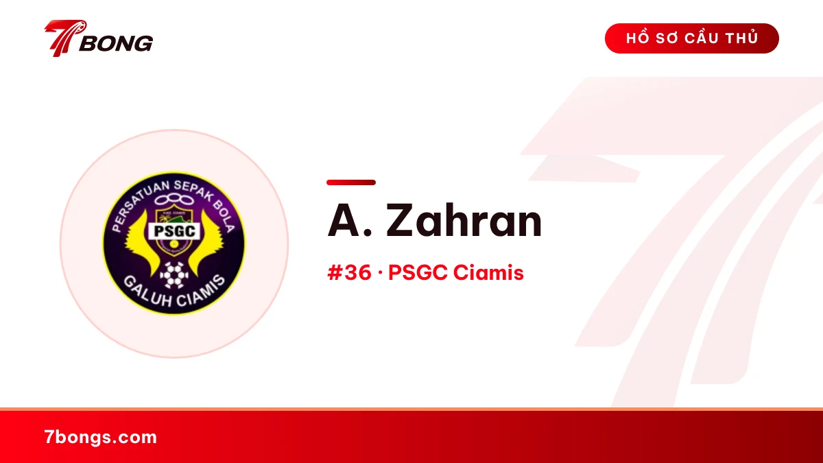 A. Zahran — PSGC Ciamis