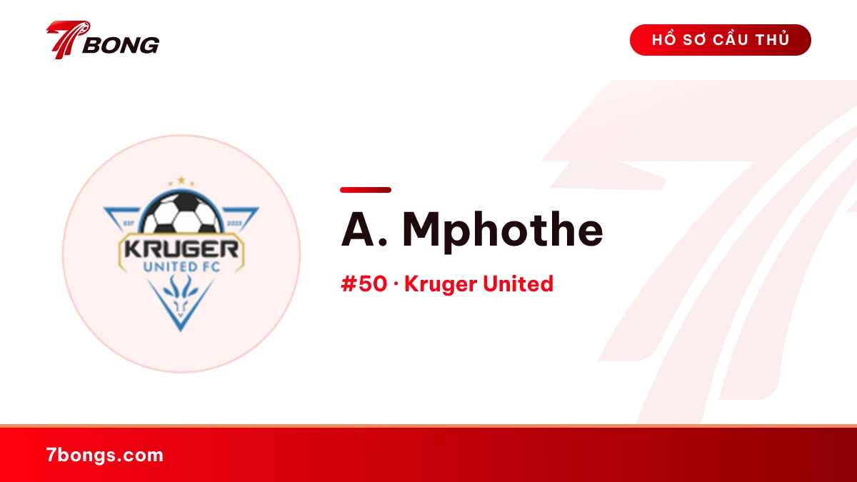 A. Mphothe — Kruger United