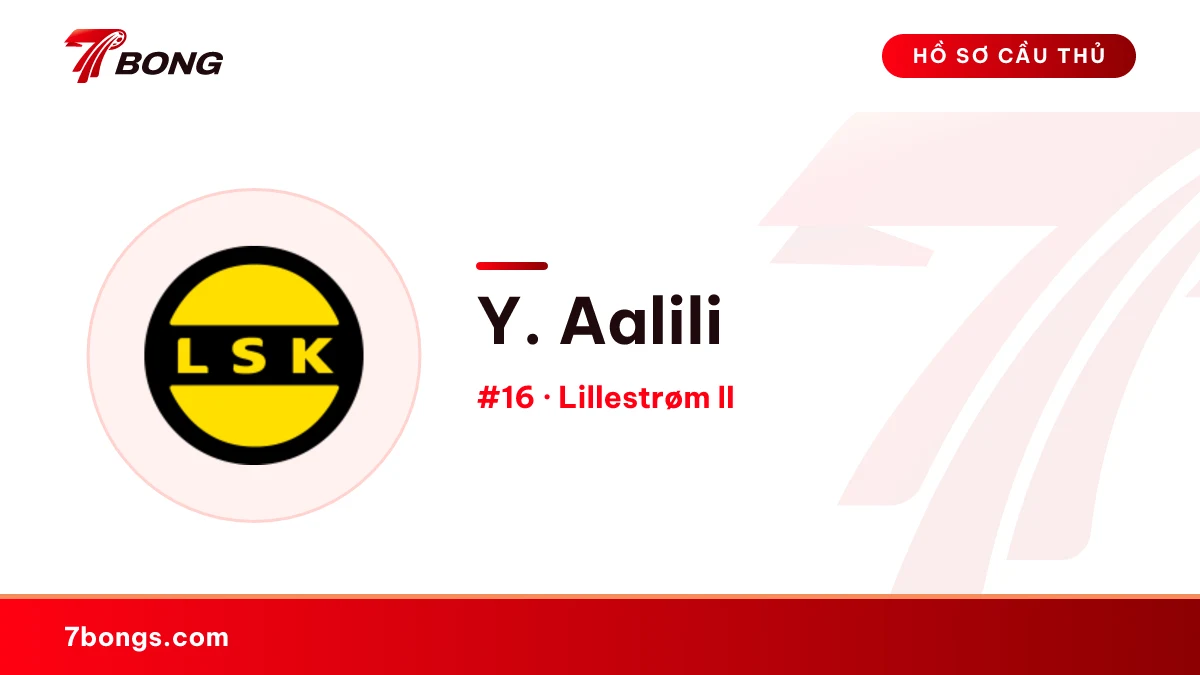 Y. Aalili — Lillestrøm II