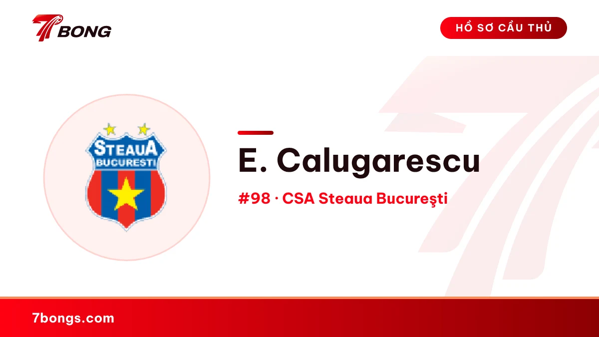 E. Calugarescu — CSA Steaua Bucureşti