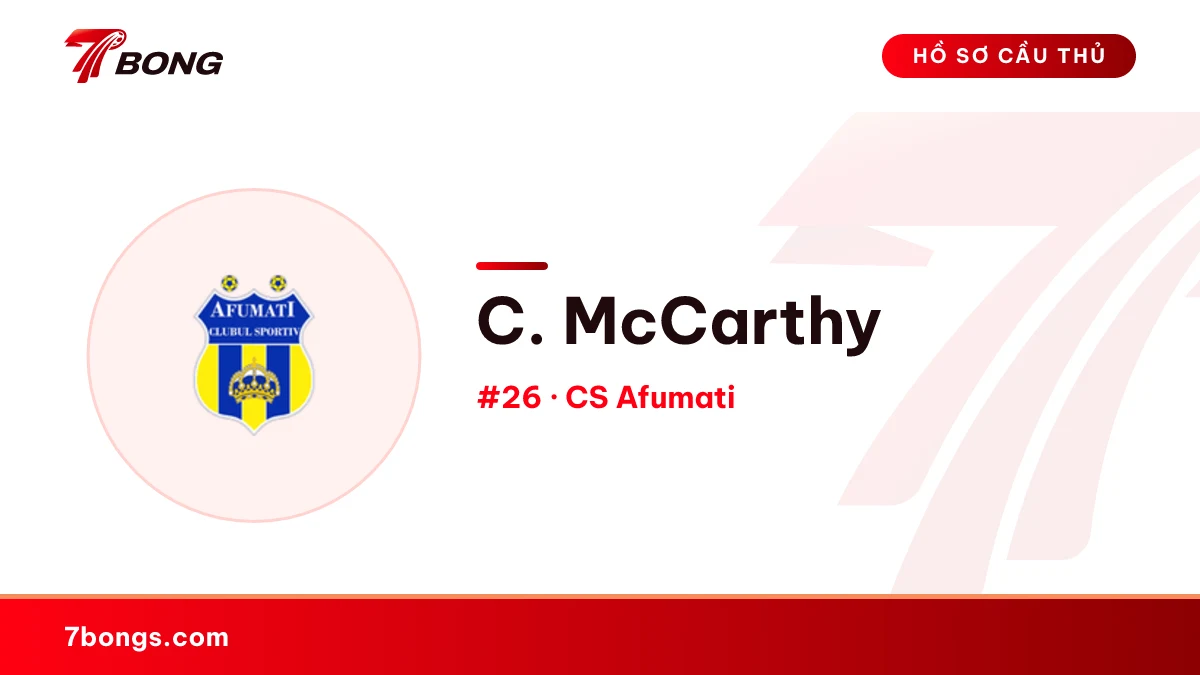 C. McCarthy — CS Afumati