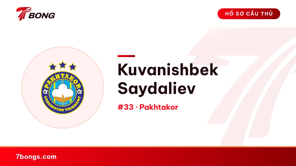 Kuvanishbek Saydaliev — Pakhtakor
