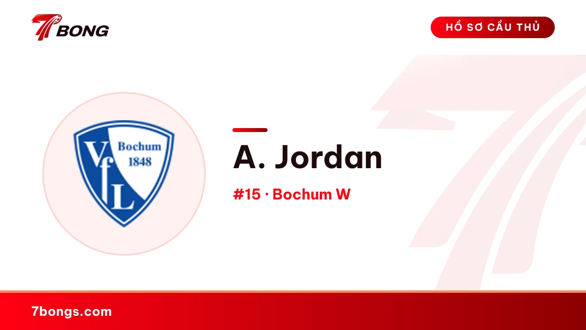 A. Jordan — Bochum W