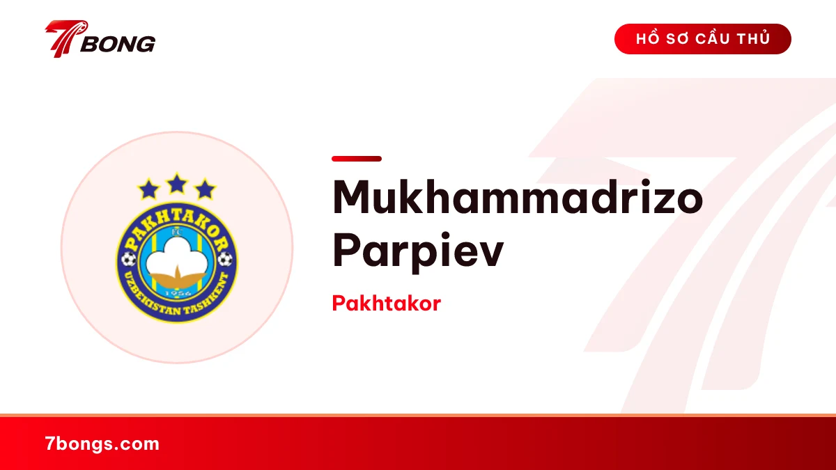 Mukhammadrizo Parpiev — Pakhtakor
