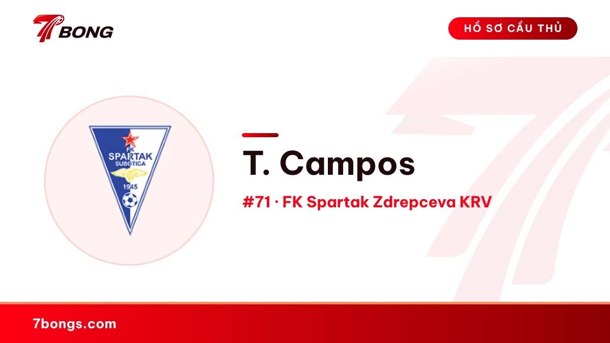 T. Campos — FK Spartak Zdrepceva KRV