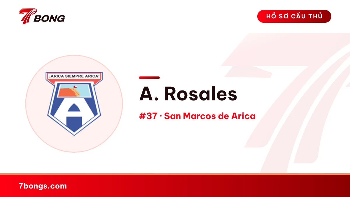 A. Rosales — San Marcos de Arica