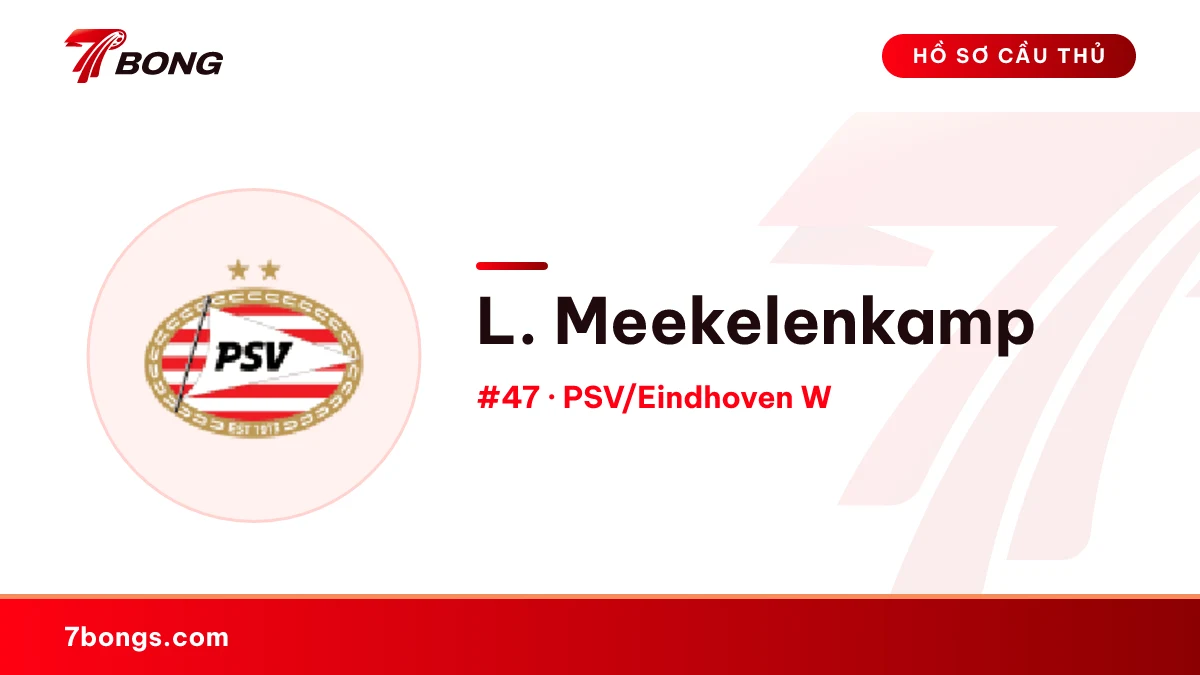 L. Meekelenkamp — PSV/Eindhoven W