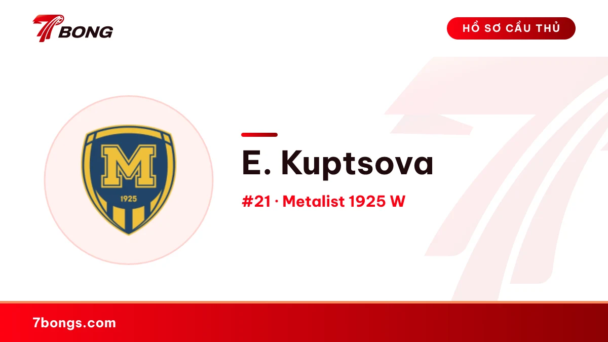 E. Kuptsova — Metalist 1925 W