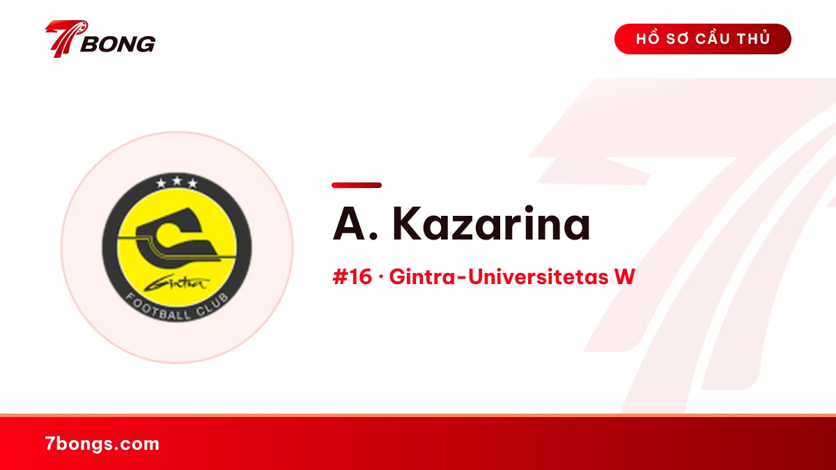 A. Kazarina — Gintra-Universitetas W