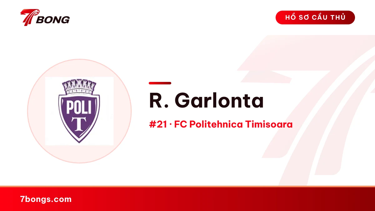 R. Garlonta — FC Politehnica Timisoara
